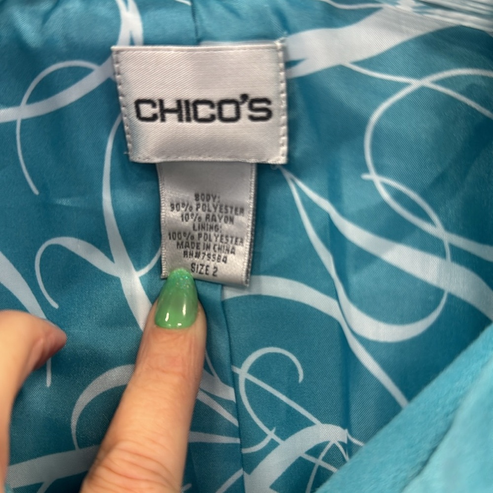 Chicos Button Front Jacket - image 5